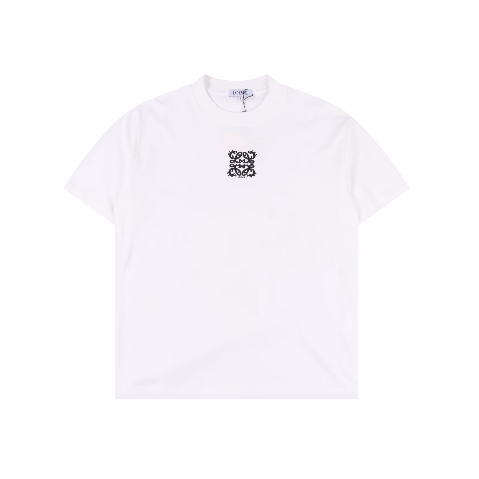 Loewe Classic Dragon Logo Corsage Embroidered Short Sleeve