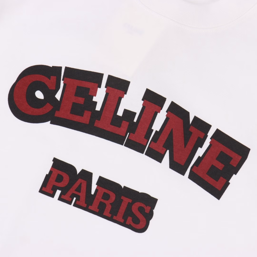 Celine Basic Printed Short Sleeve