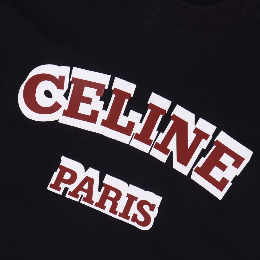 Celine Basic Printed Short Sleeve