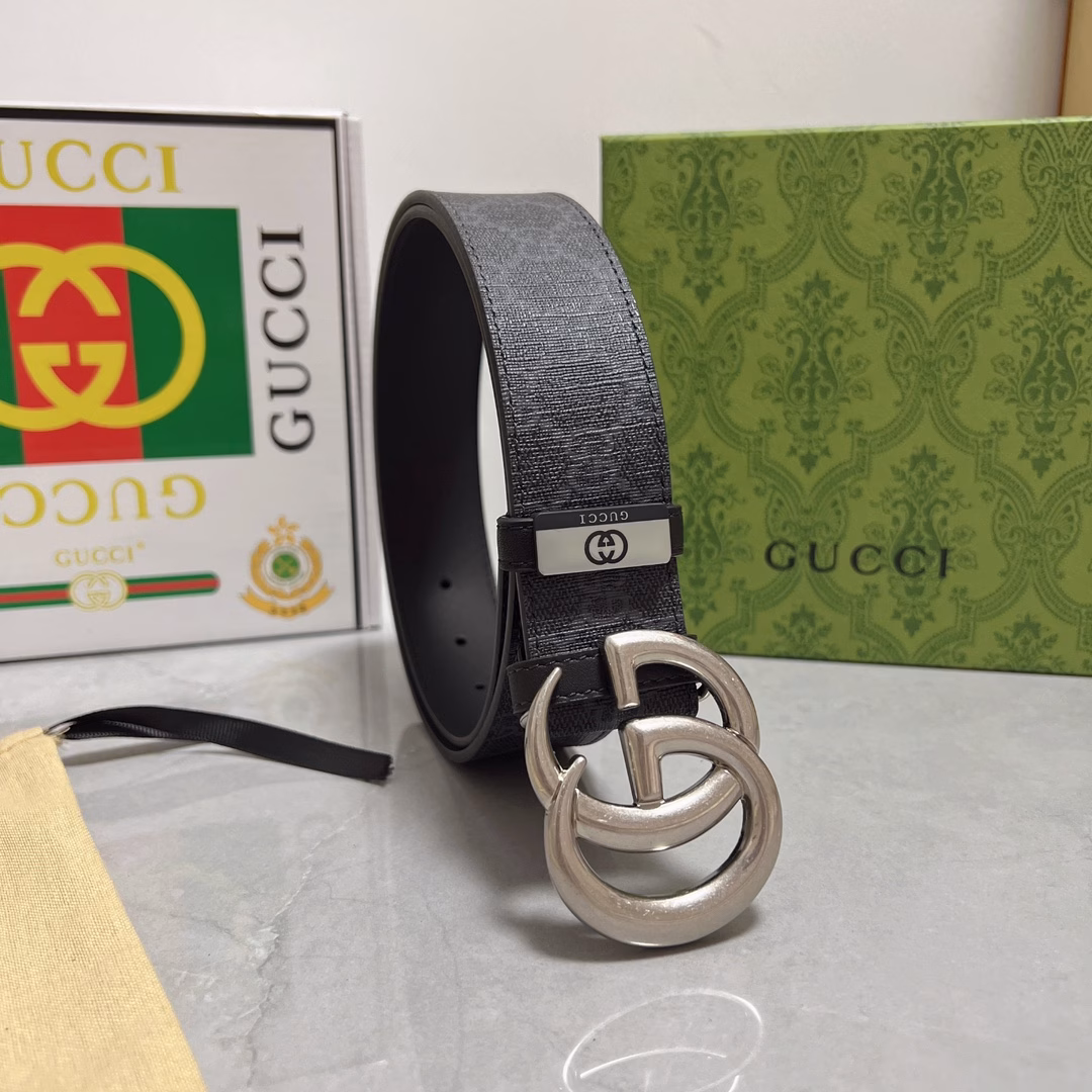 GuCci 💕Original P130Material: Original cowhide belt. Original quality from the counter, fine workmanship, fashionable brand, the first choice for gifting or personal use