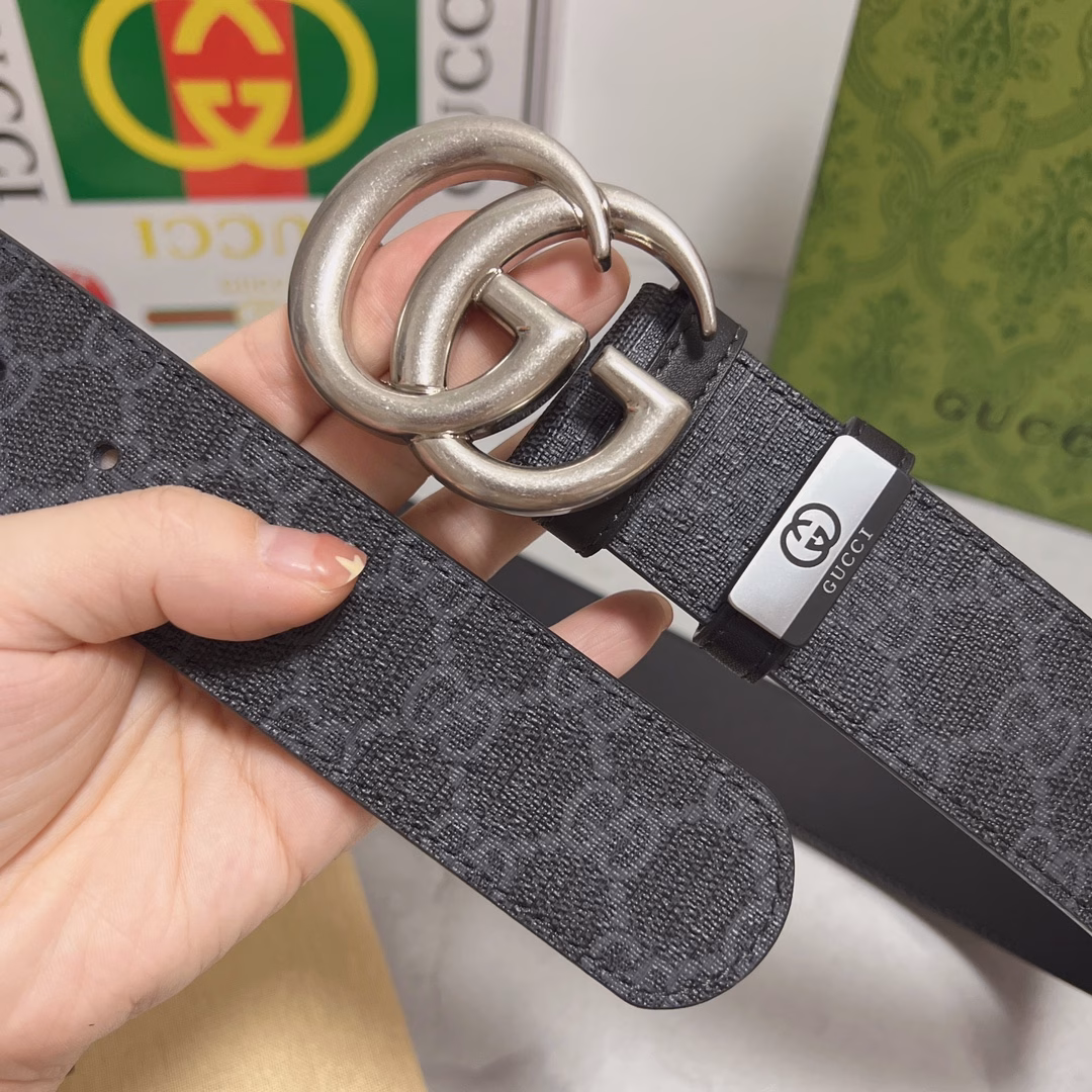 GuCci 💕Original P130Material: Original cowhide belt. Original quality from the counter, fine workmanship, fashionable brand, the first choice for gifting or personal use