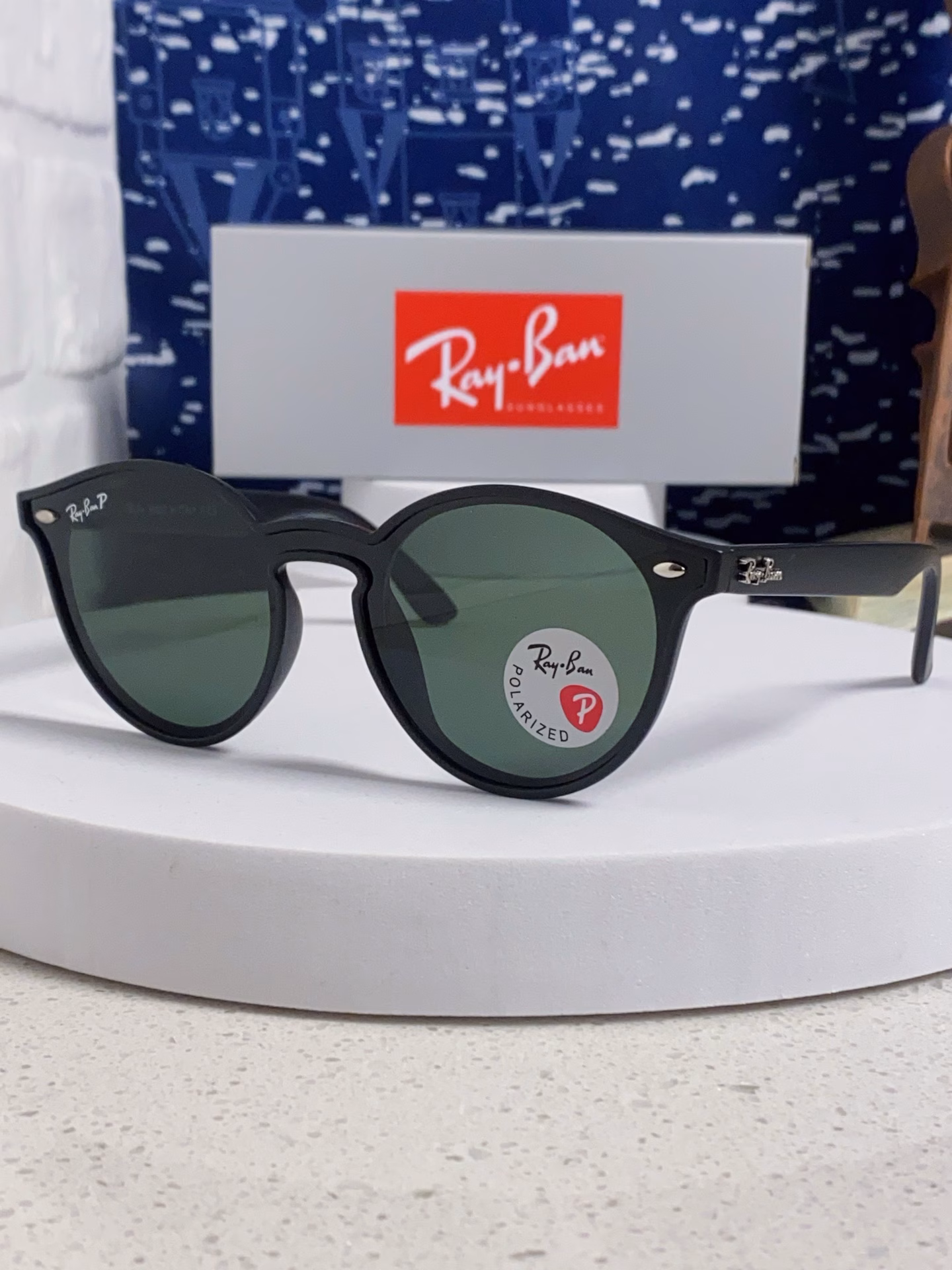 RayBan 2025 Summer New Original Retro Women's Round Frame Sunglasses Classic Sunglasses Sunshade