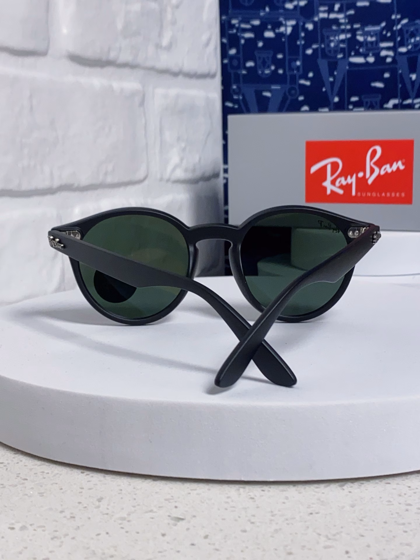 RayBan 2025 Summer New Original Retro Women's Round Frame Sunglasses Classic Sunglasses Sunshade