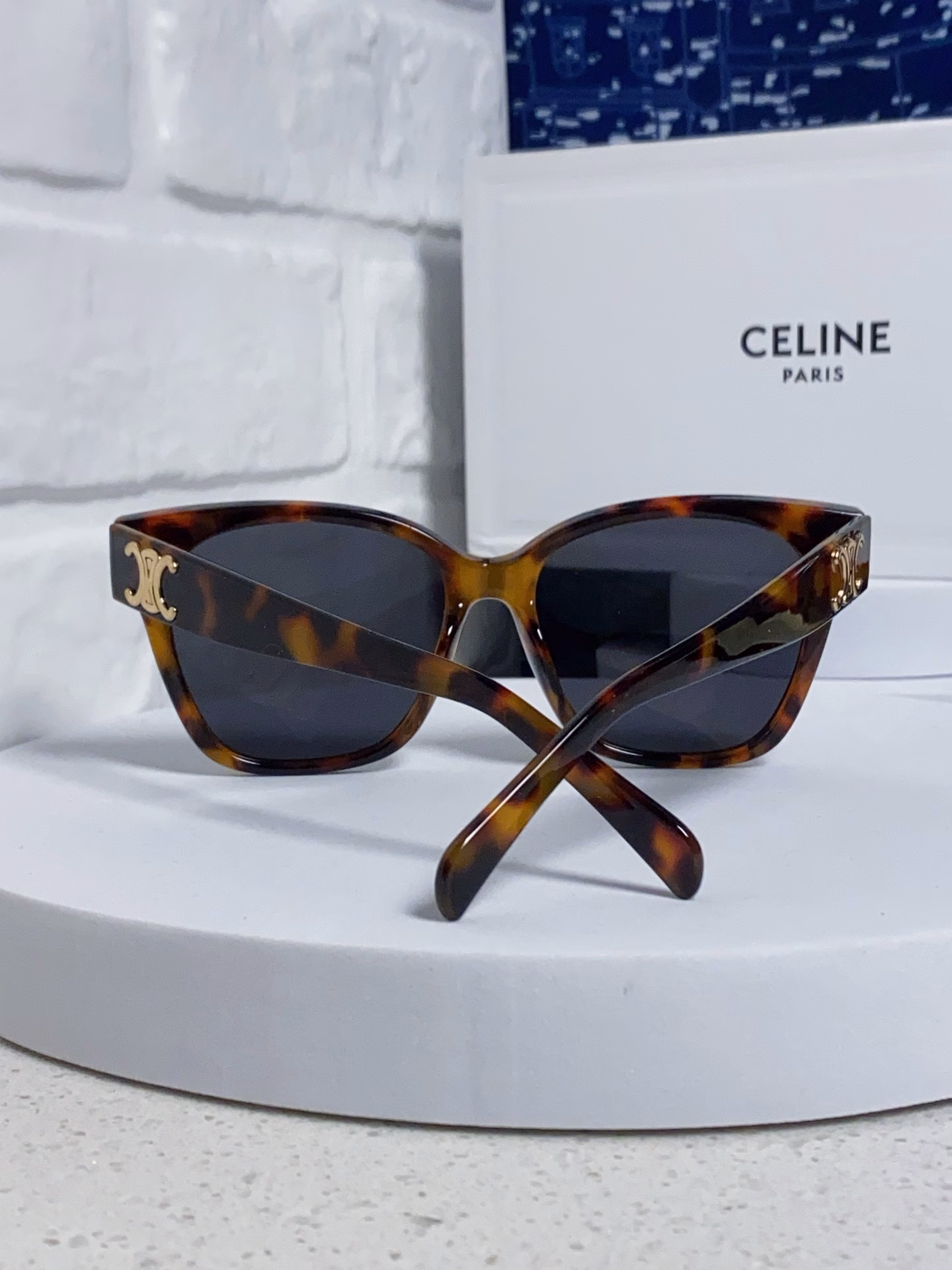 Celine French Triumph Sunglasses for Women High-end Latest Retro Cat-Eye Sunglasses Xiaohongshu Same Style Sunglasses Popular Unisex