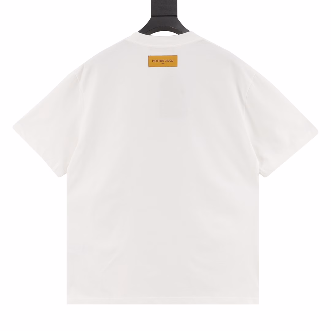 Louis Vuitton Chain Corsage Embroidered Short Sleeve