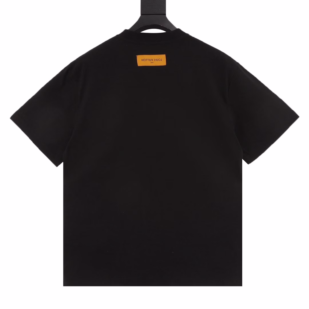 Louis Vuitton Chain Corsage Embroidered Short Sleeve