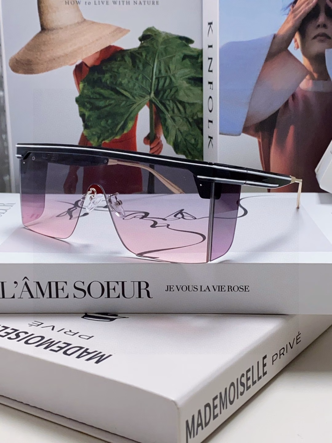 Dior purchasing new D sunglasses women's large frame letter logo fashion sunglasses CLUB M1U unisex