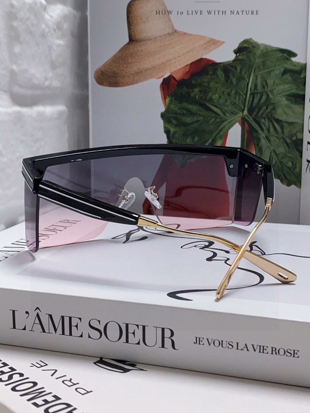 Dior purchasing new D sunglasses women's large frame letter logo fashion sunglasses CLUB M1U unisex