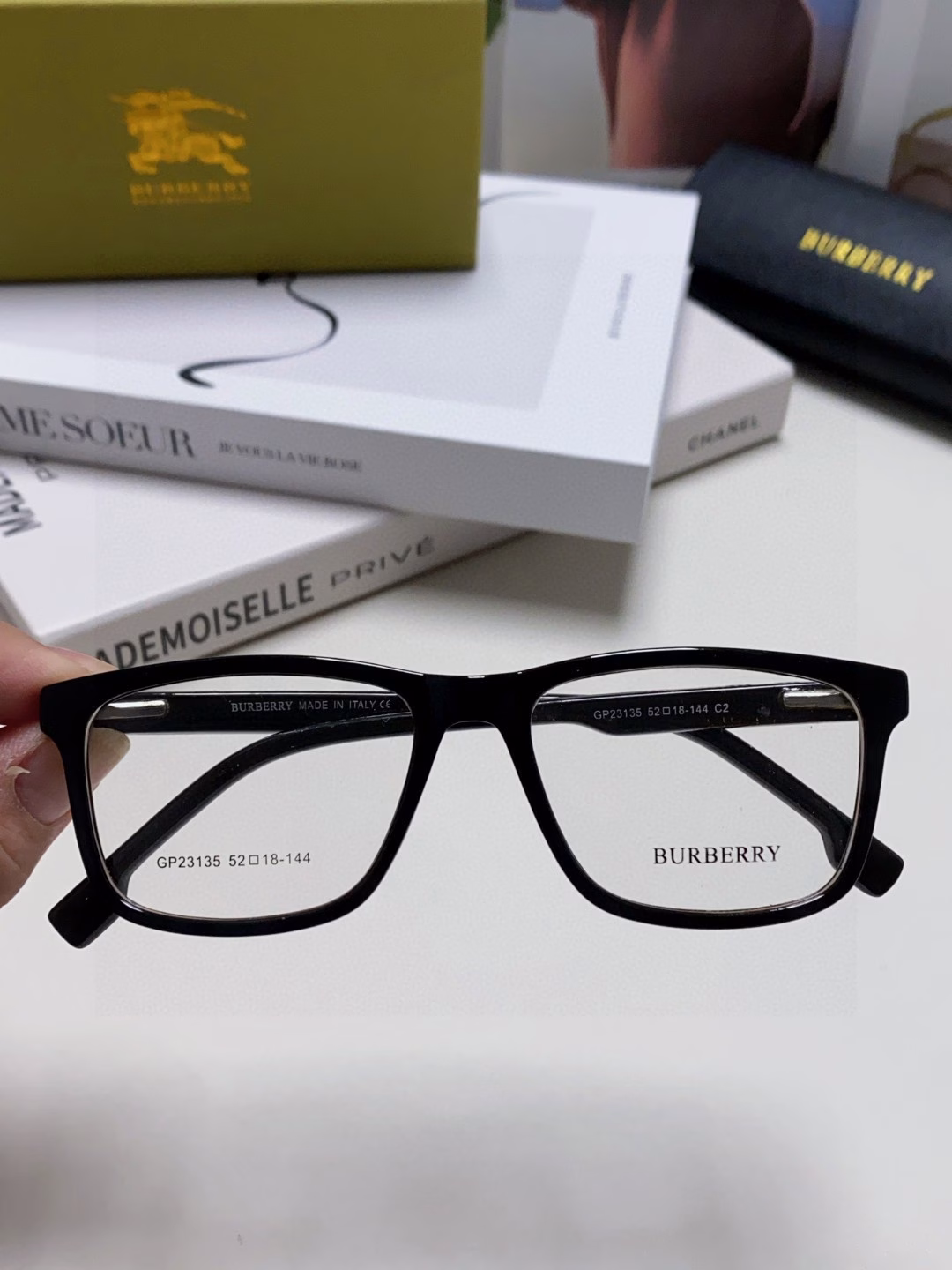 Burberry 2025 new products myopia glasses frame men's optical glasses with full frame business fashion frame