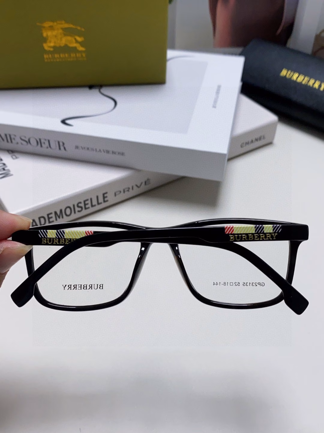 Burberry 2025 new products myopia glasses frame men's optical glasses with full frame business fashion frame