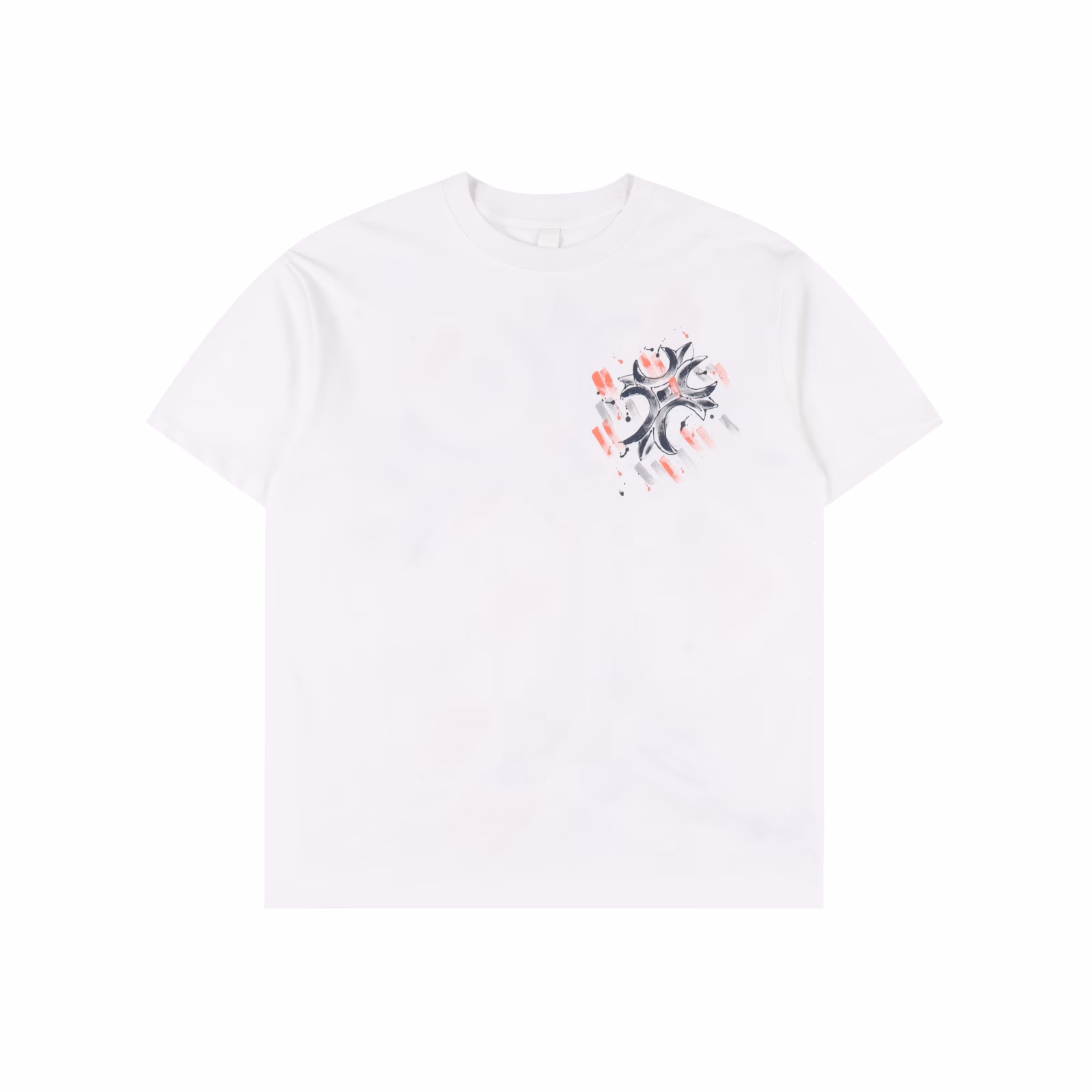 Chrome Hearts painted cross short-sleeved T-shirtPrinted by imported direct-injection machine, hardware accessories are all ground and customizedCorrect configuration Black 2025 Chrome Hearts genuine packaging 280g custom-dyed double yarn cotton Large version Loose and stylish Different from the low version of the slim version with a hip-slimming upper body Correct high-density main label washing tag Hand-sewn